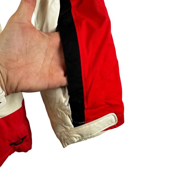 Spyder Womens XT 5000 White and Red Ski Snow Zip up Jacket Size 10 Insulated - Picture 5 of 16